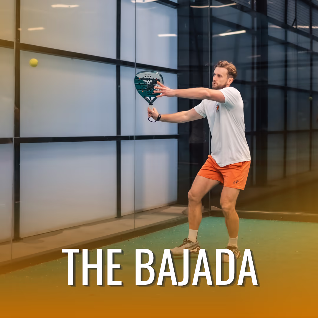 Padel bajada technique