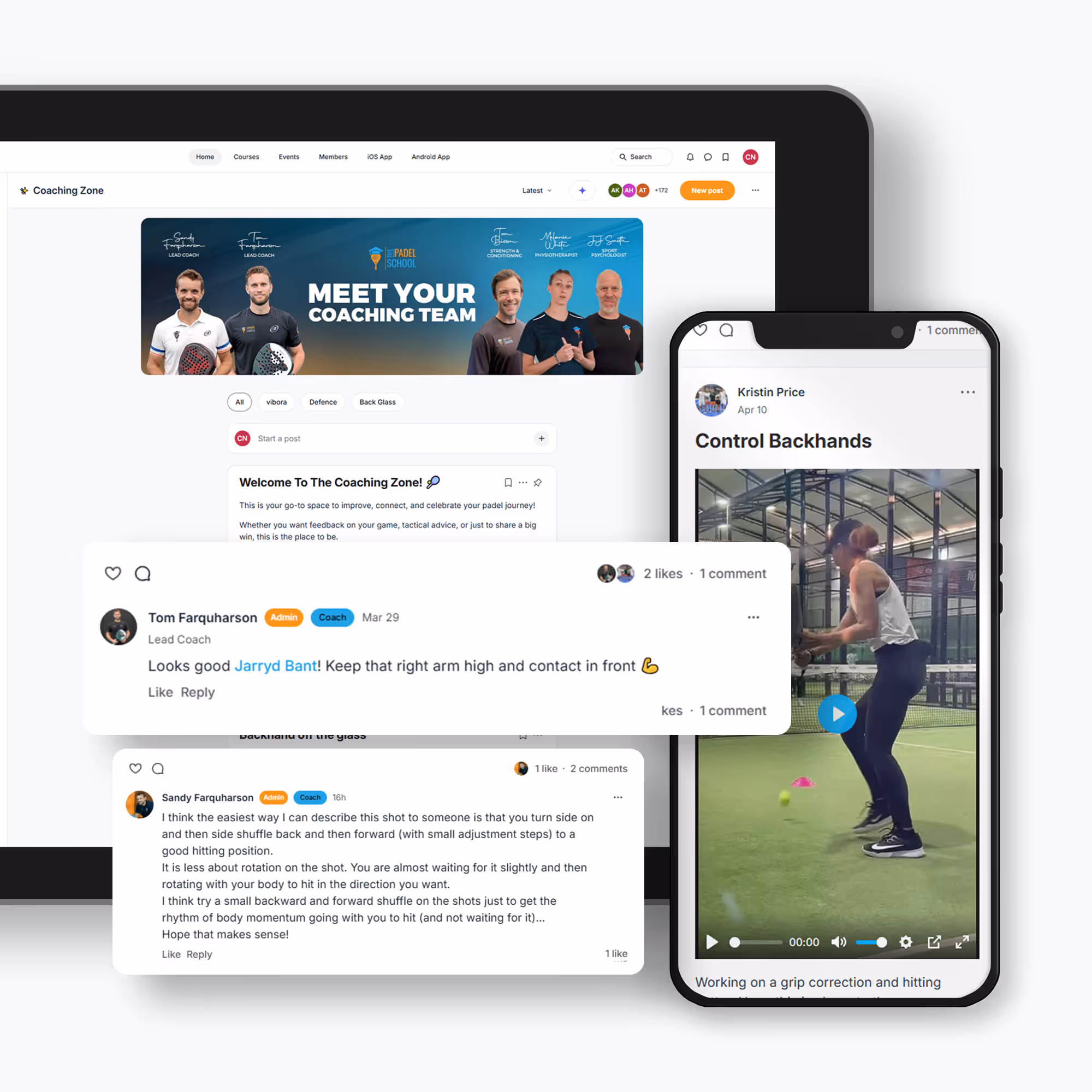 The Padel School Coaching Zone