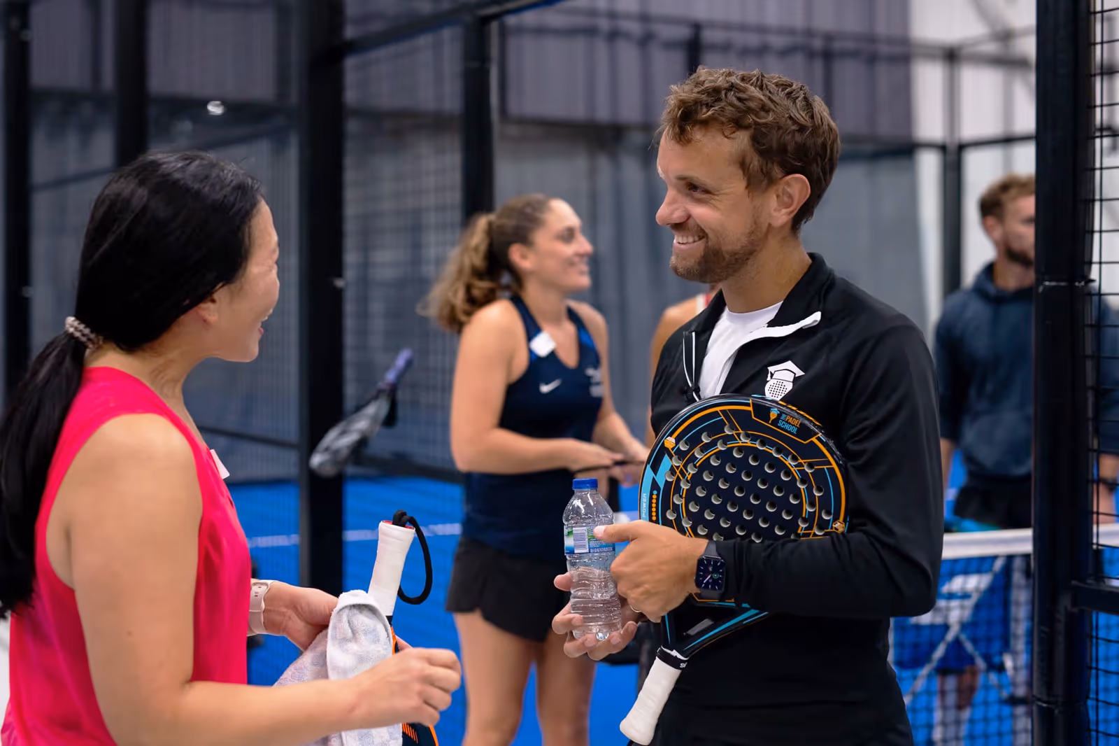 Padel coaching session