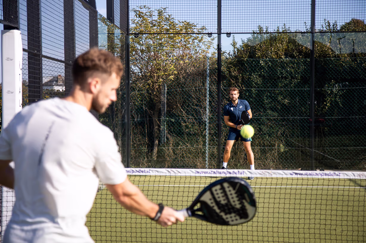 Padel coaching with The Padel School