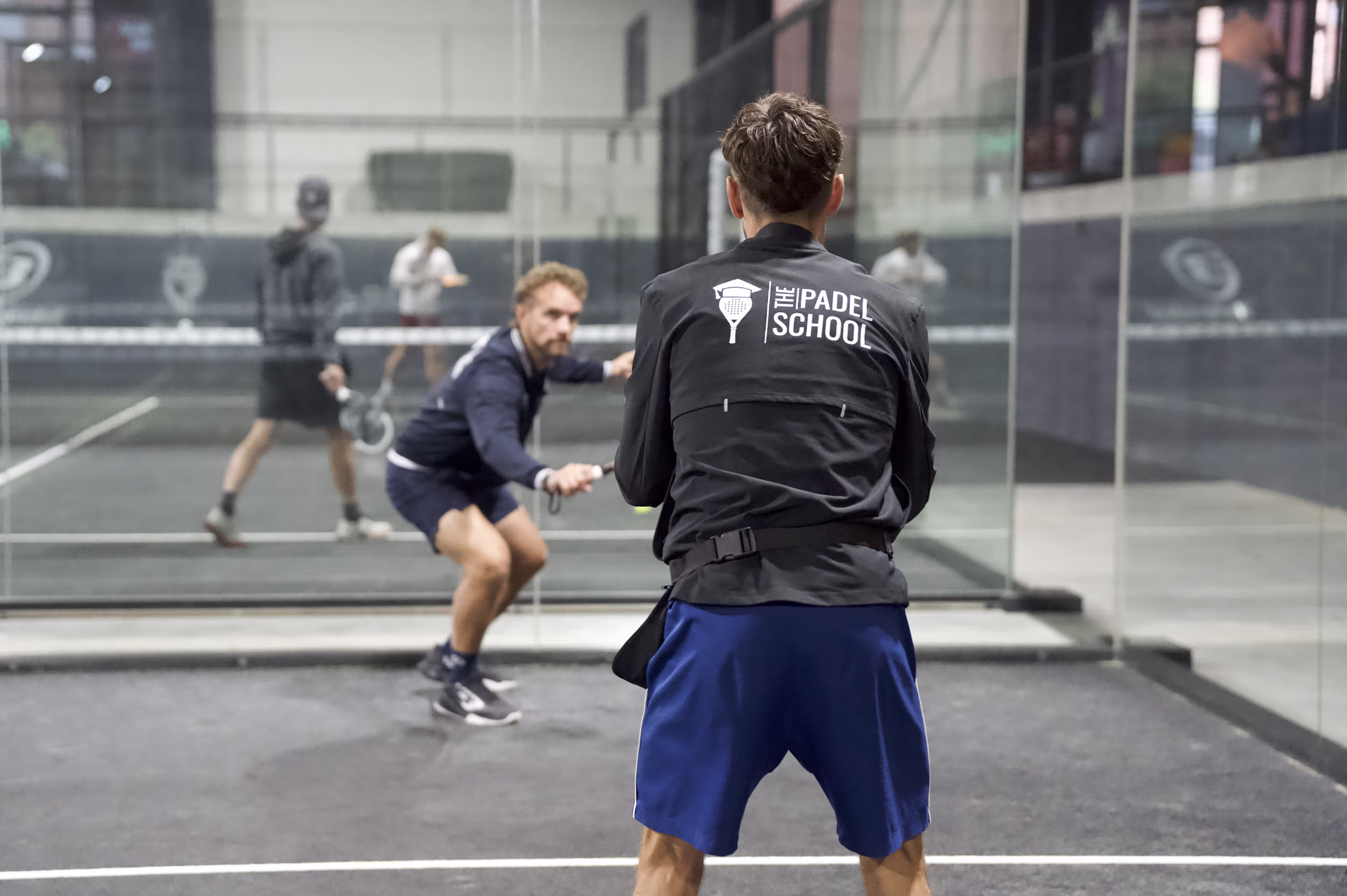 Padel coaching for coaches at The Padel School