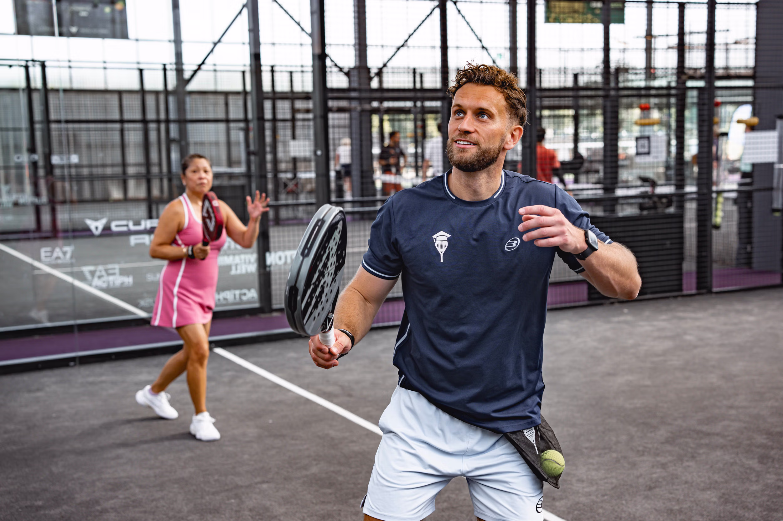 Improving padel skills with The Padel School