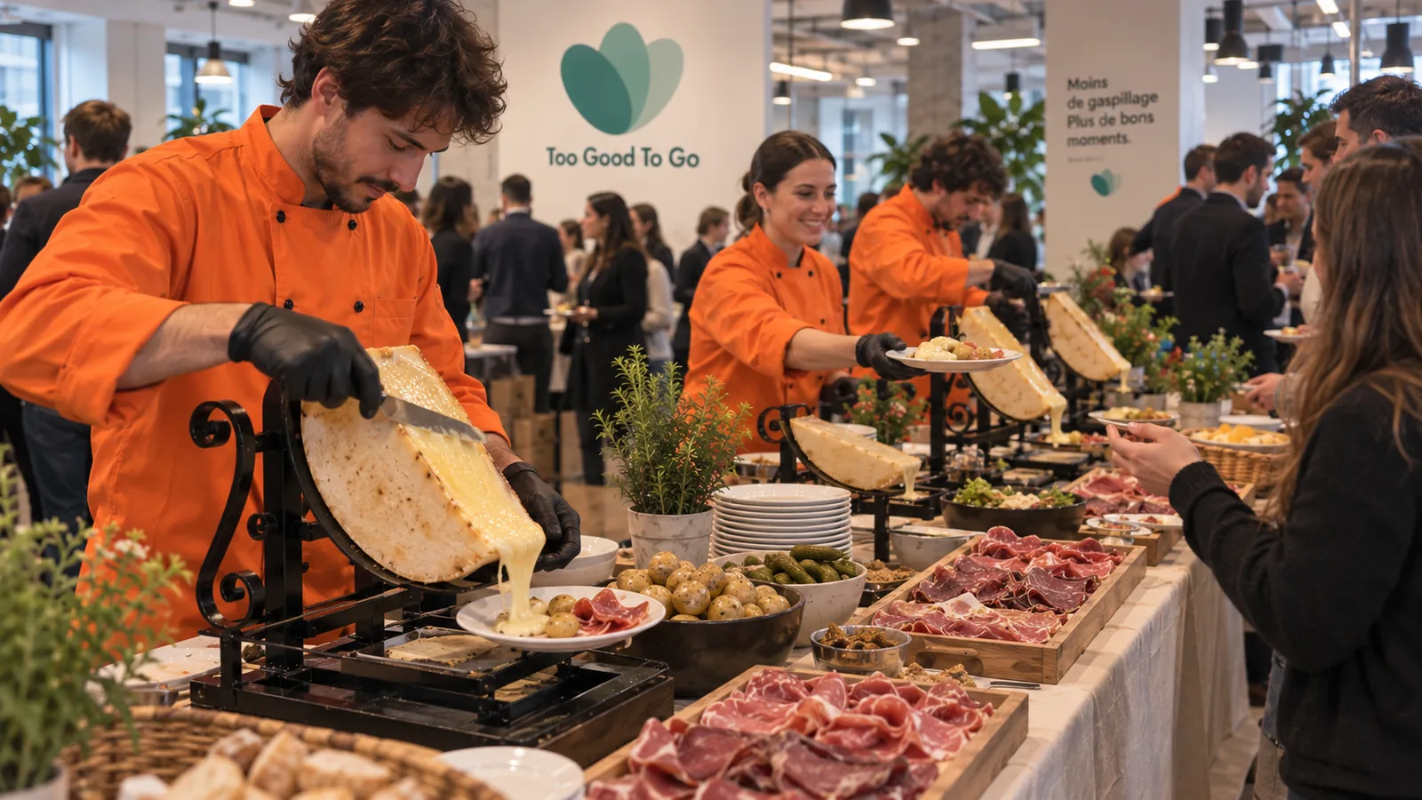 Raclette Party pour 30 personnes en soirée interne