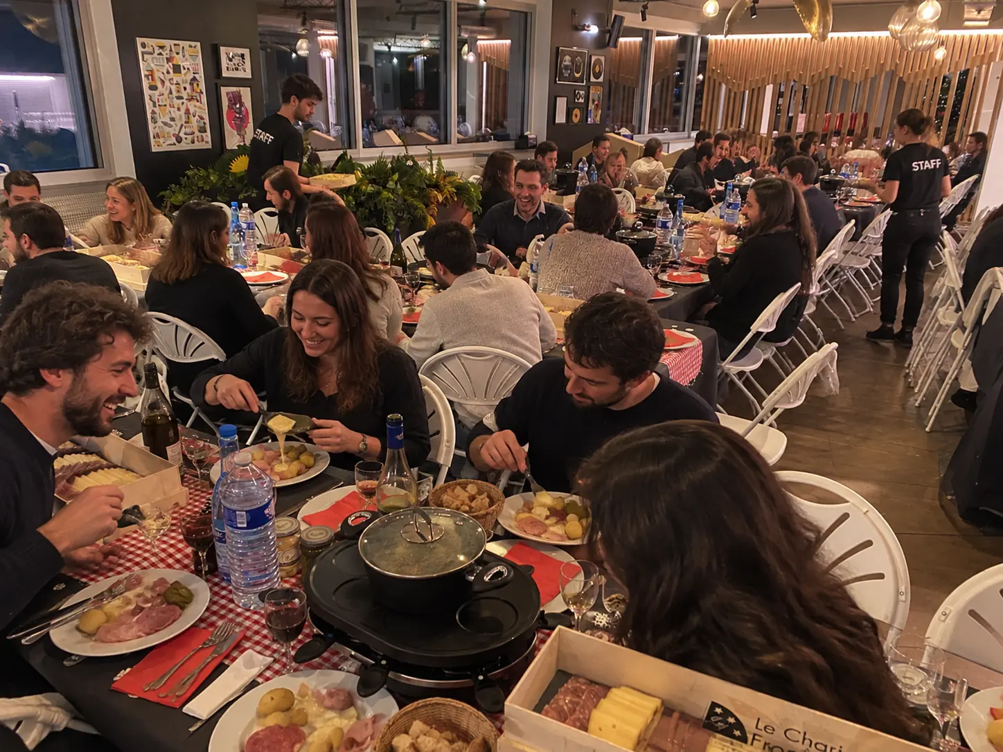 Raclette Party pour 350 personnes en grand événement