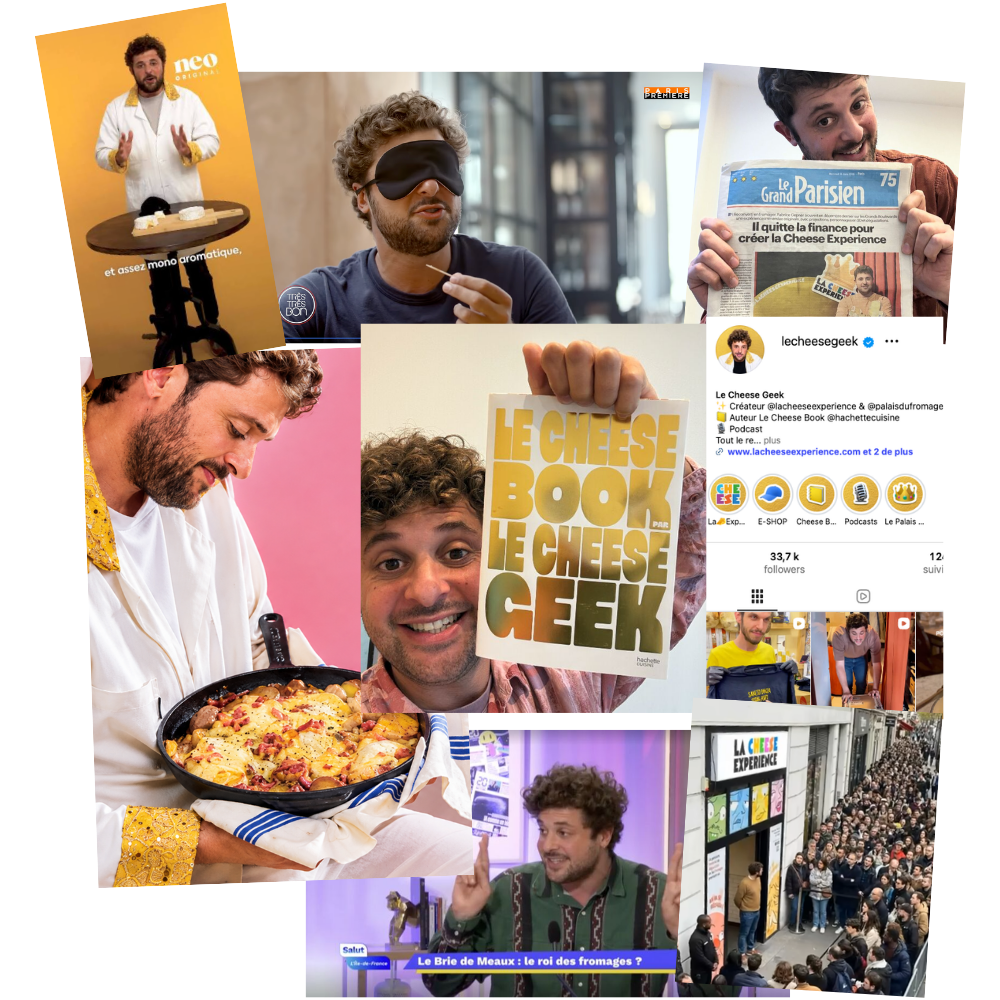 Fabrice Gepner, Le Cheese Geek : télévision, Le Cheese Book chez Hachette, La Cheese Experience et raclette