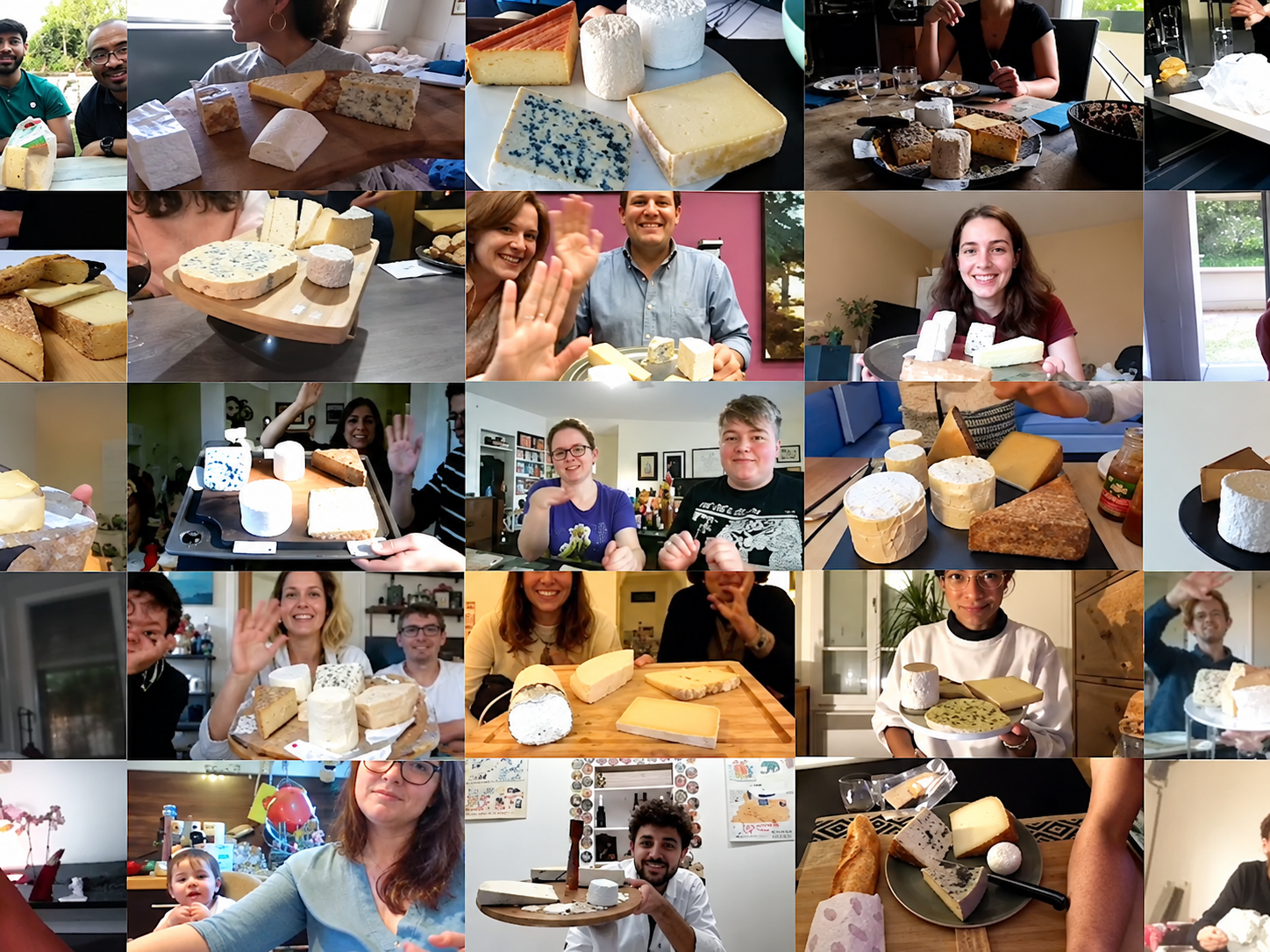 Coffret de fromages fermiers prêt à être livré pour un Team Building à distance