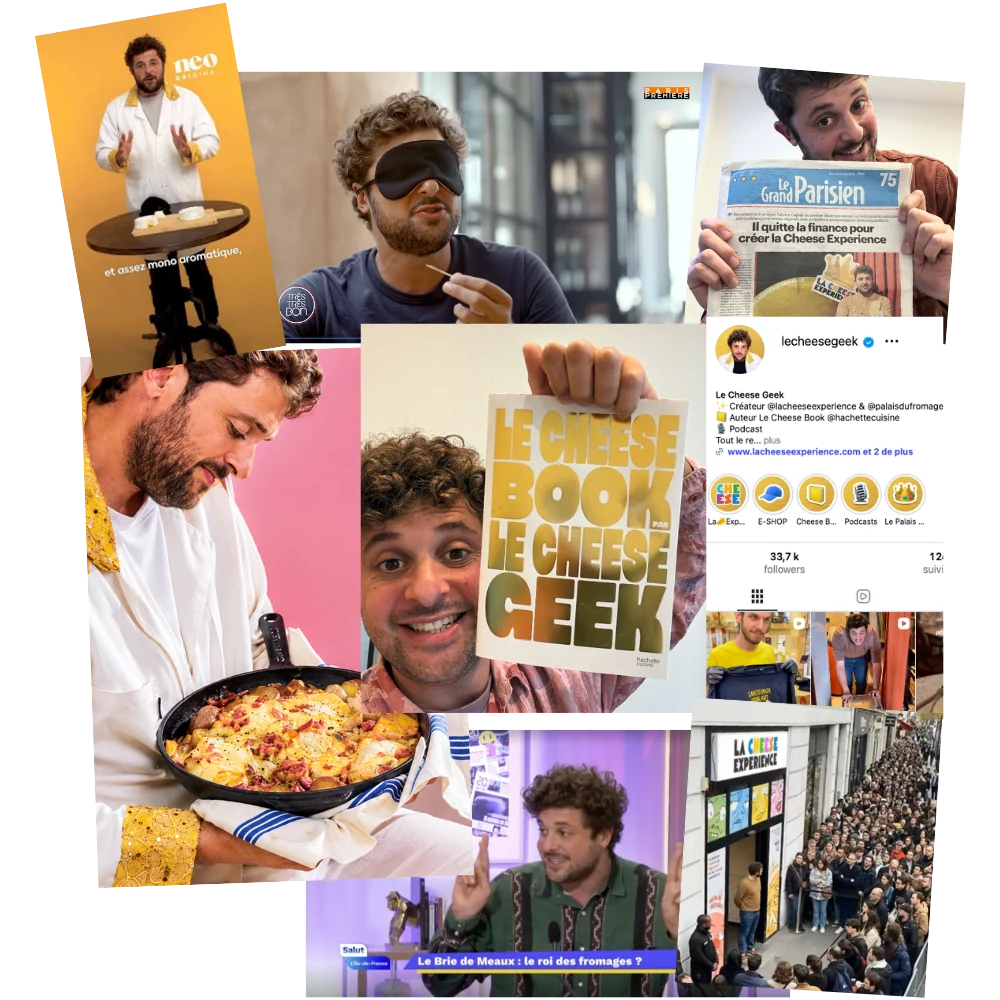 Fabrice Gepner, Le Cheese Geek : télévision, Le Cheese Book chez Hachette, La Cheese Experience et raclette