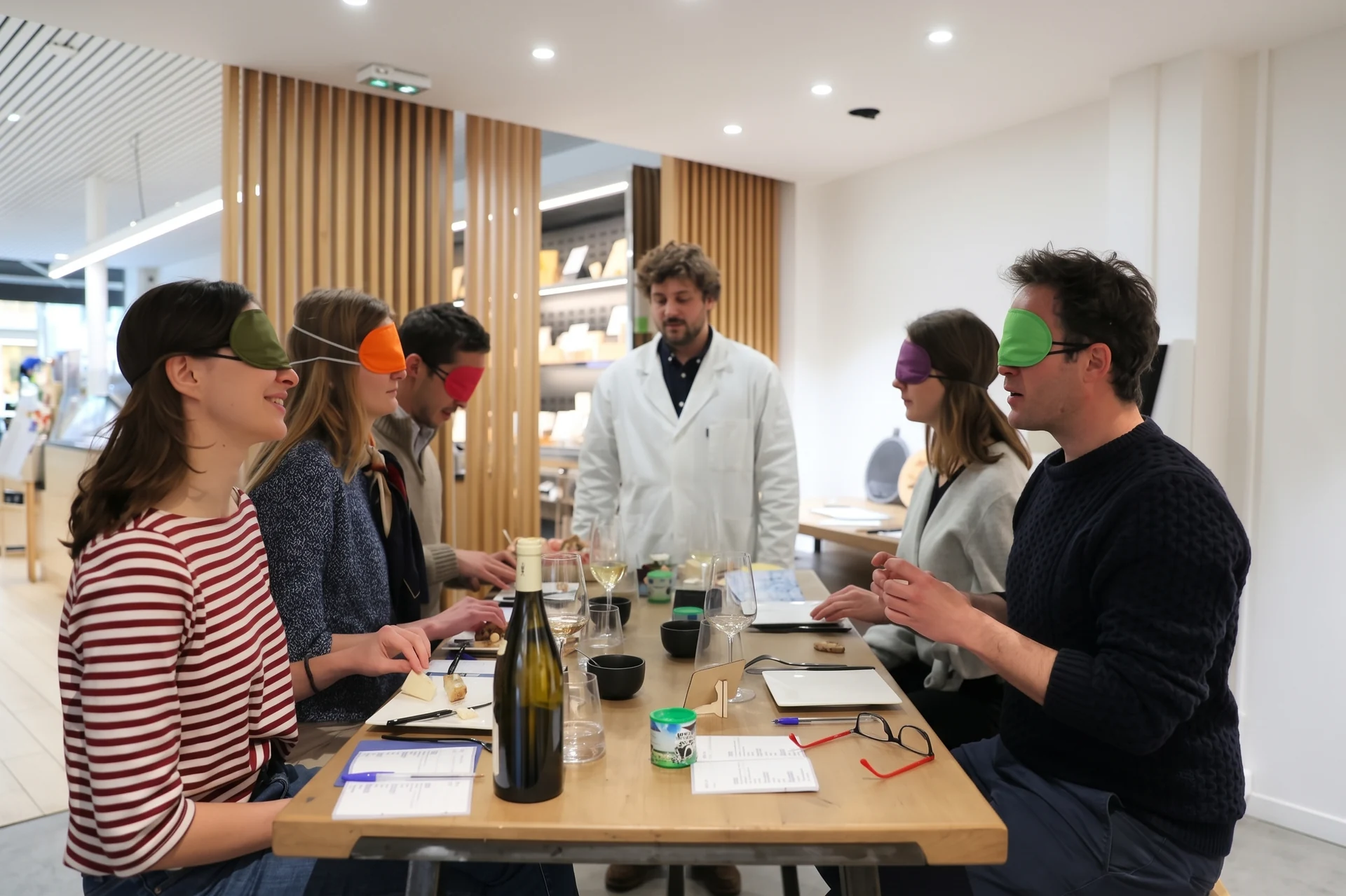 Équipe Le Cheese Geek préparant le service en cuisine