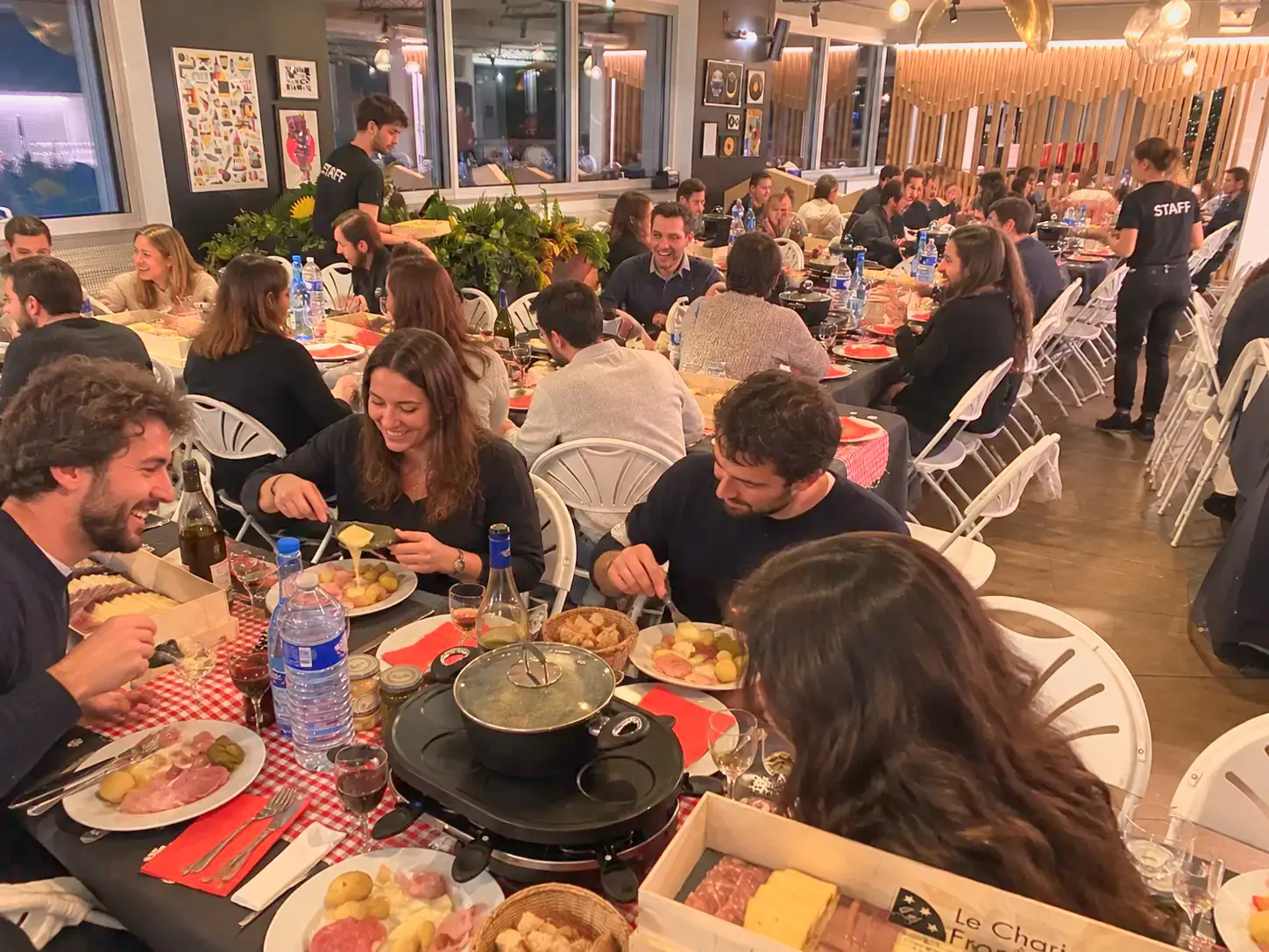 Raclette Party pour 350 personnes en grand événement
