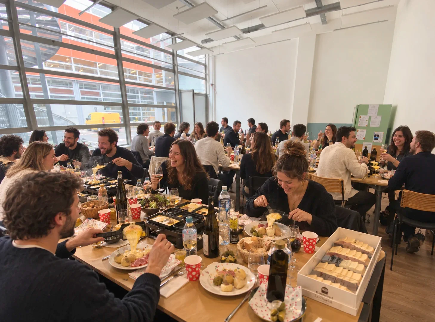 Livraison de plateaux raclette pour 25 personnes