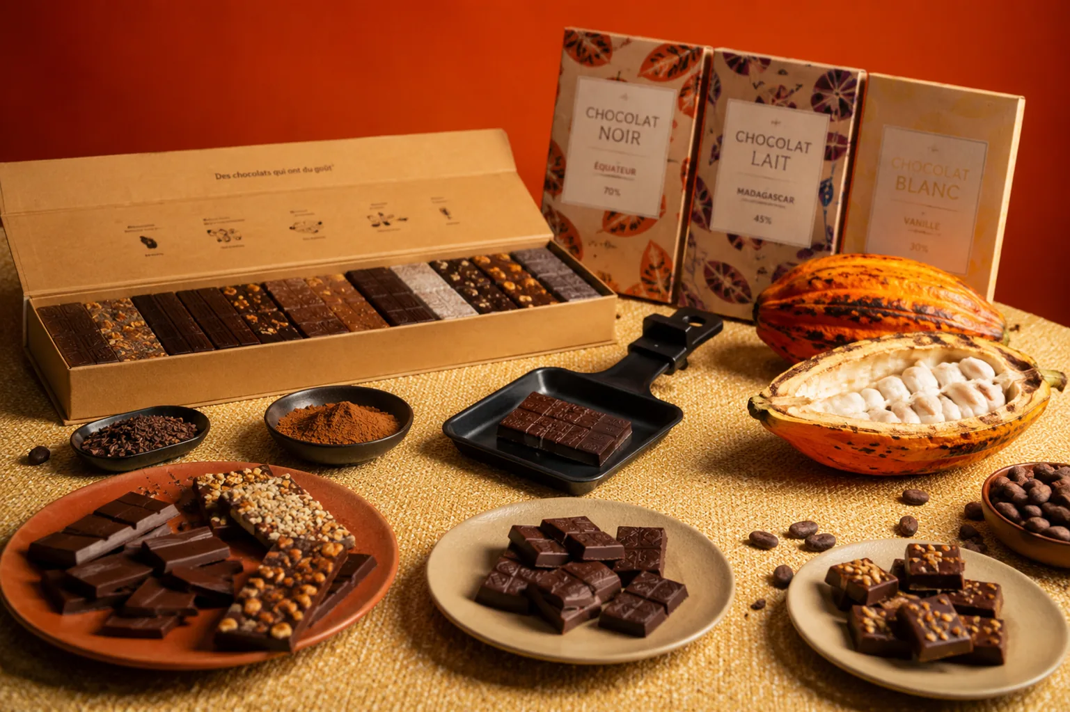Dégustation de chocolat animée en visioconférence pour une équipe à distance
