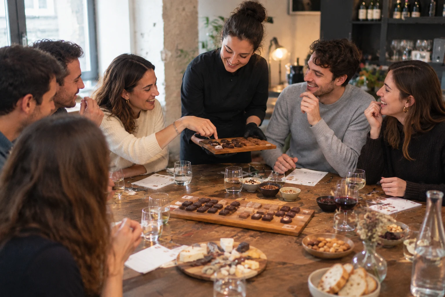 Dégustation de chocolats animée lors d'un Team Building en entreprise