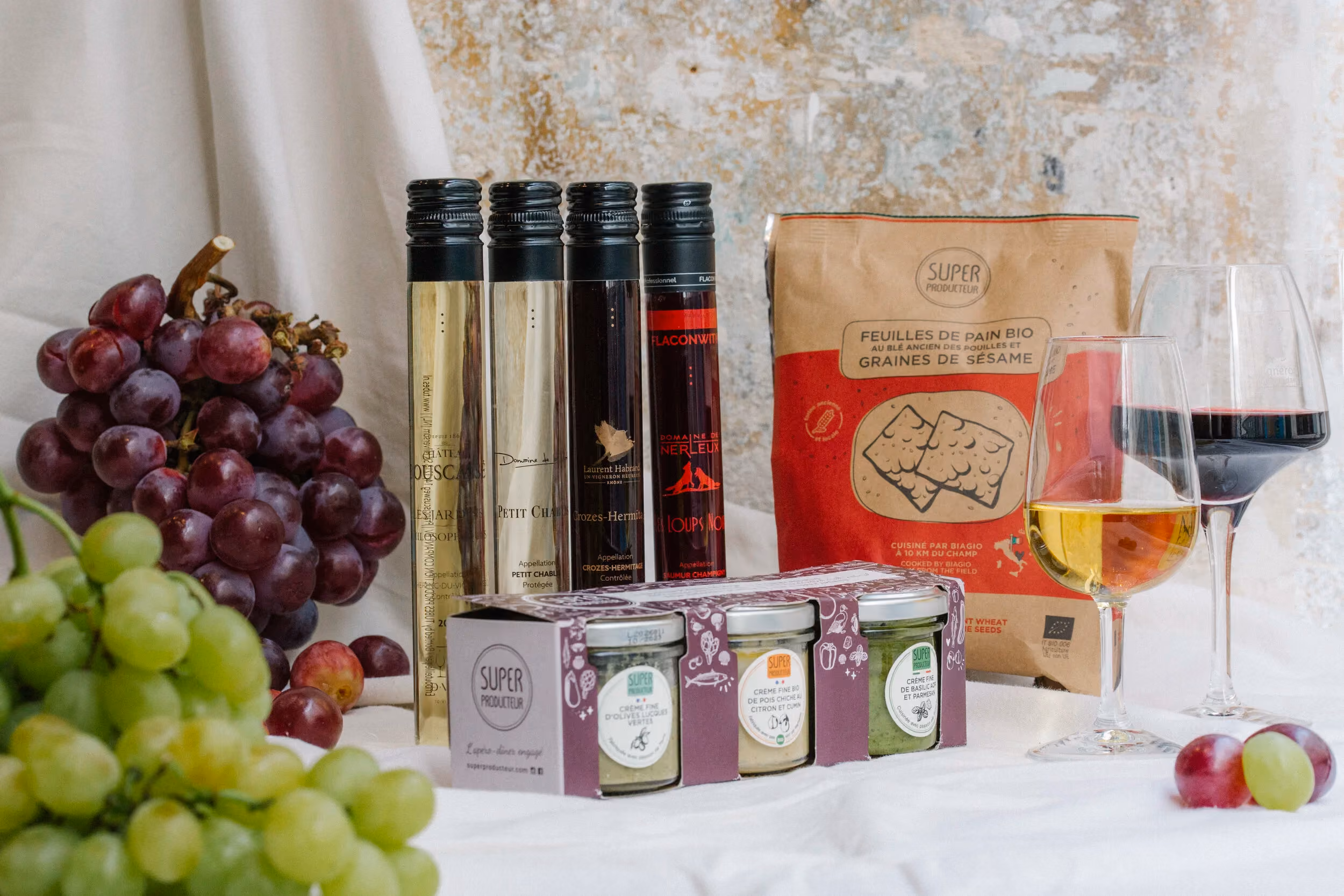 Nos partenaires qui accompagnent vos dégustations : Superproducteur - Le Cheese Geek