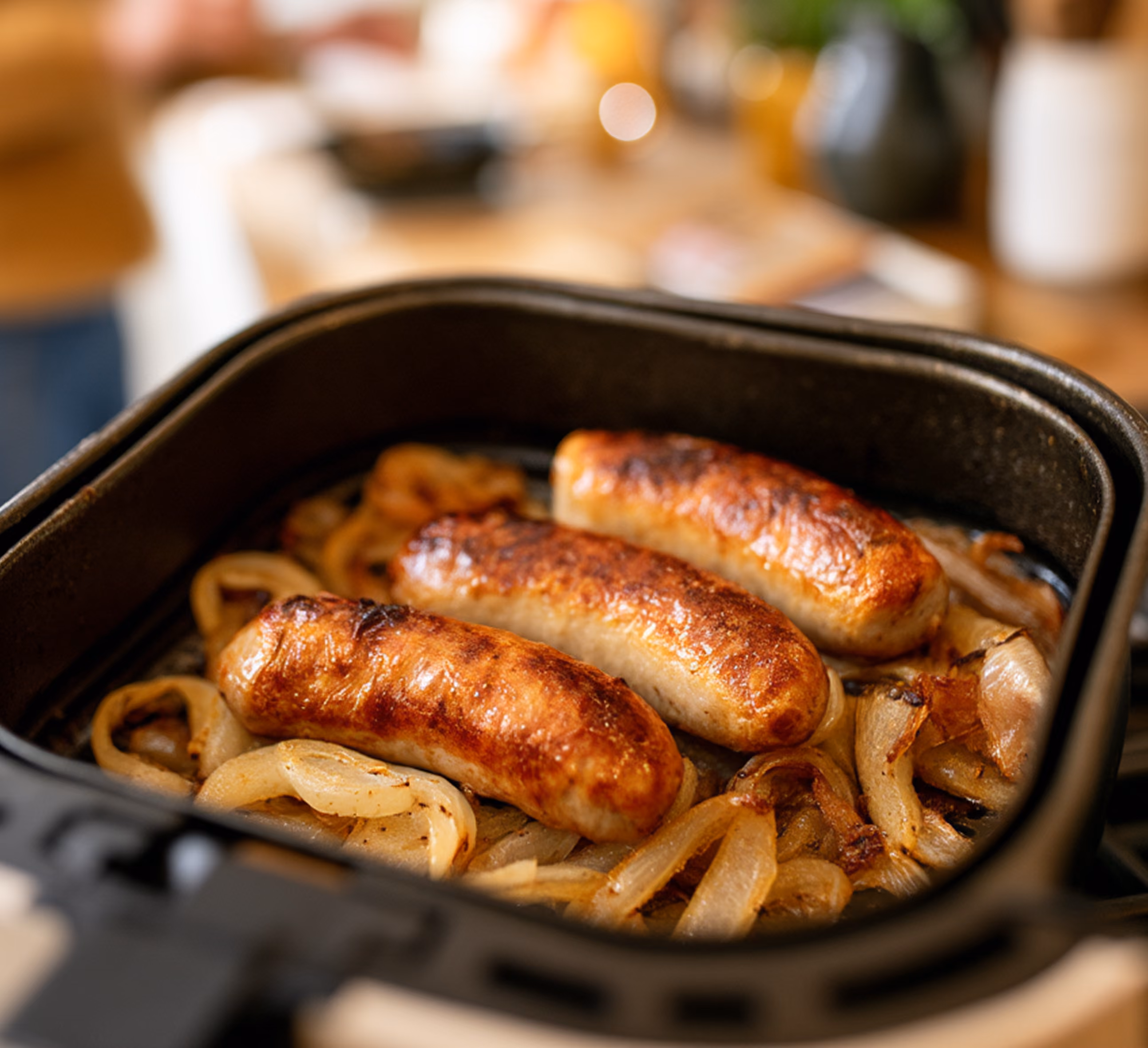 Triples sausages on a plate