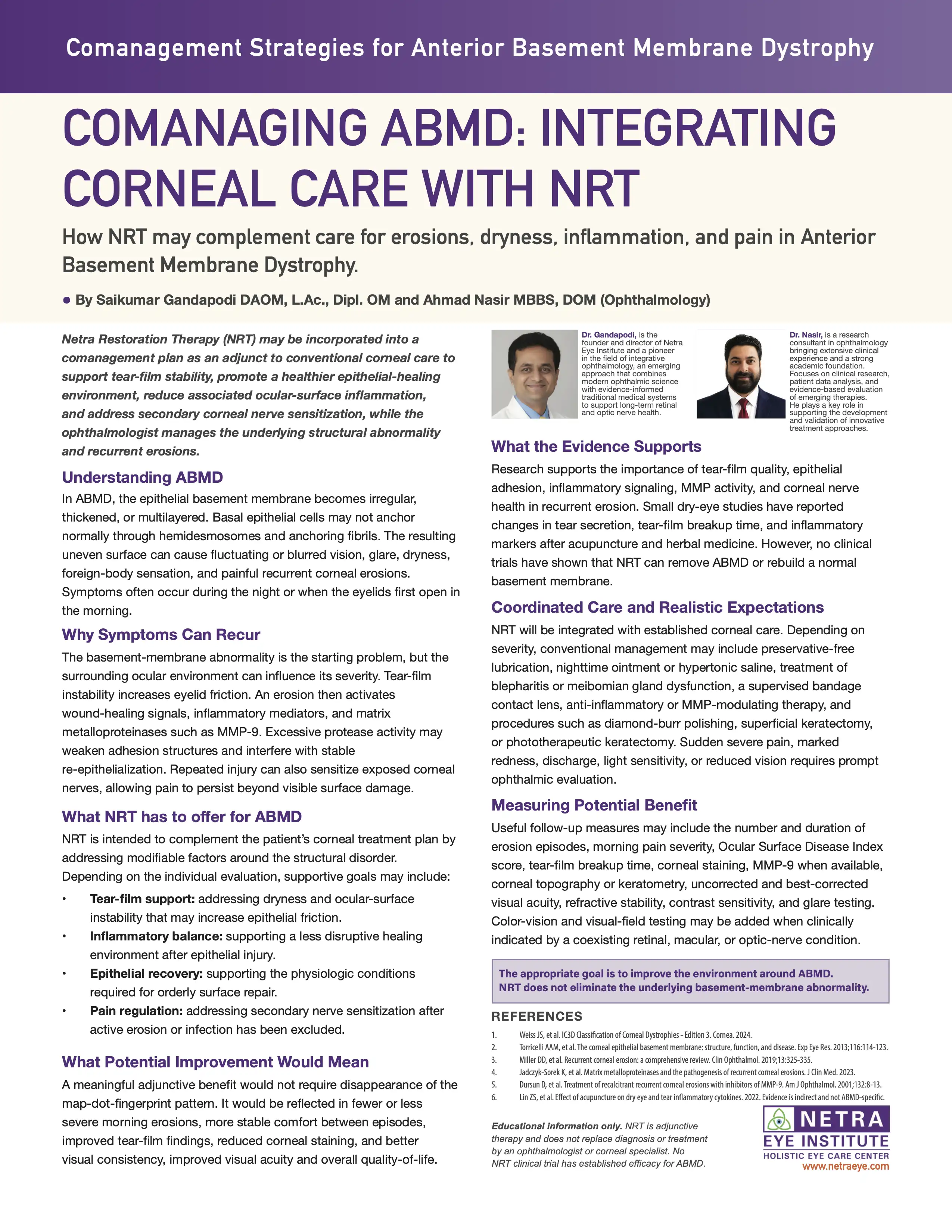 Comanaging ABMD article cover