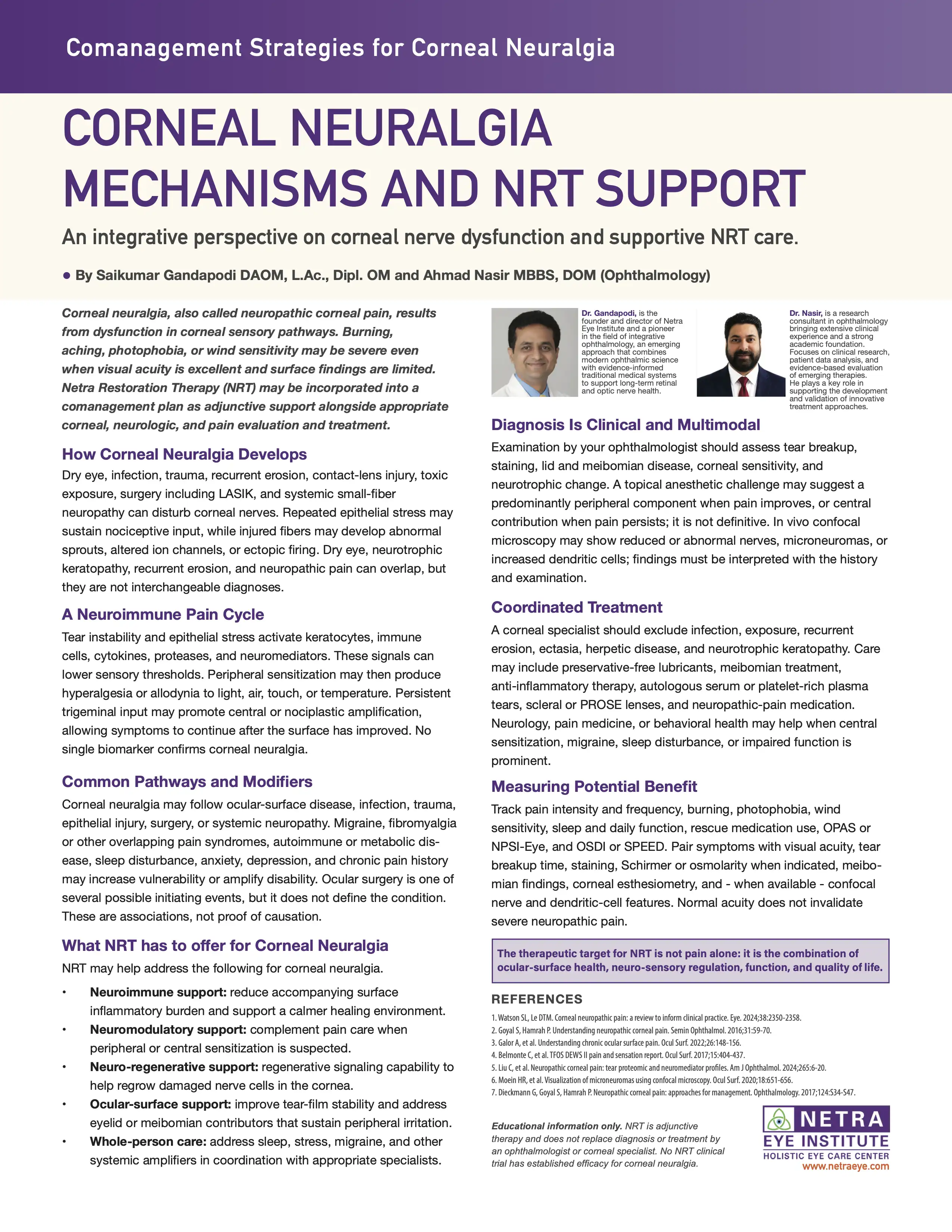 Corneal Neuralgia article cover