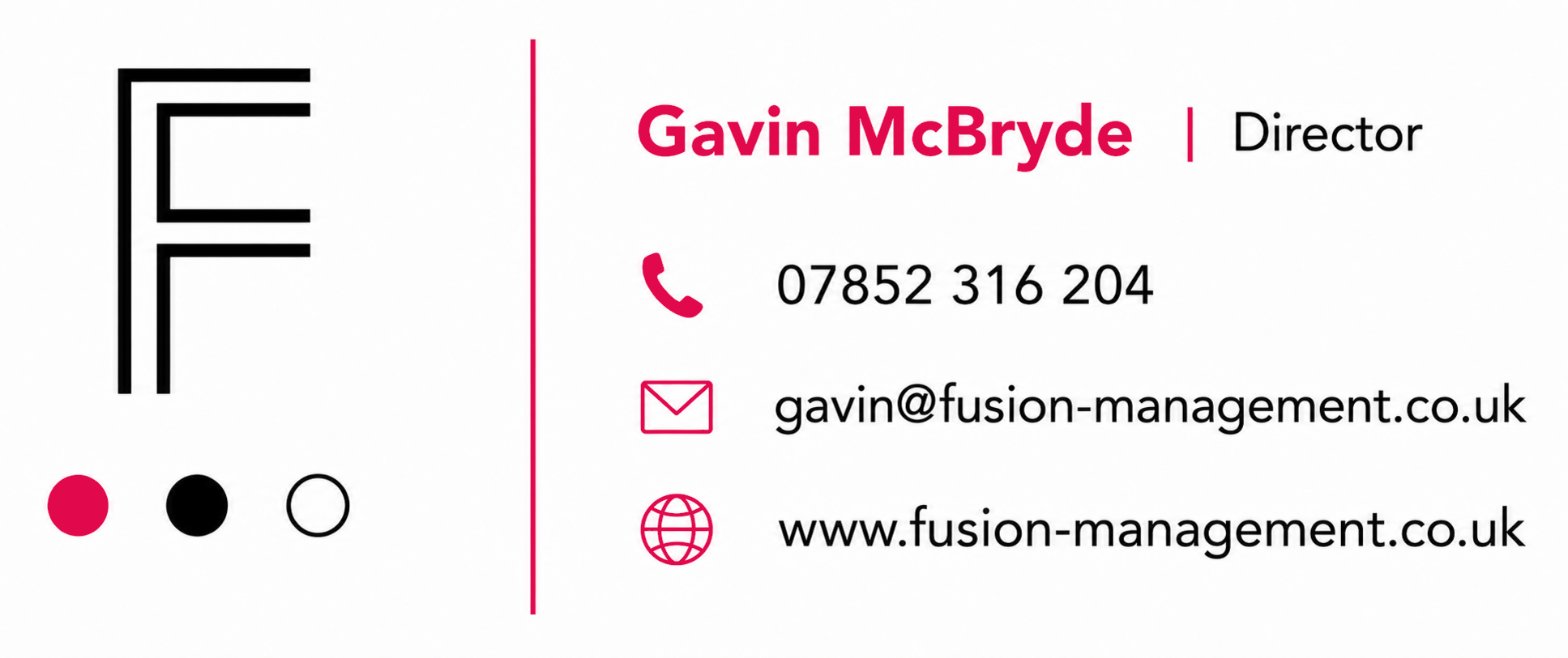 Gavin McBryde, Director at FUSION, with direct contact details