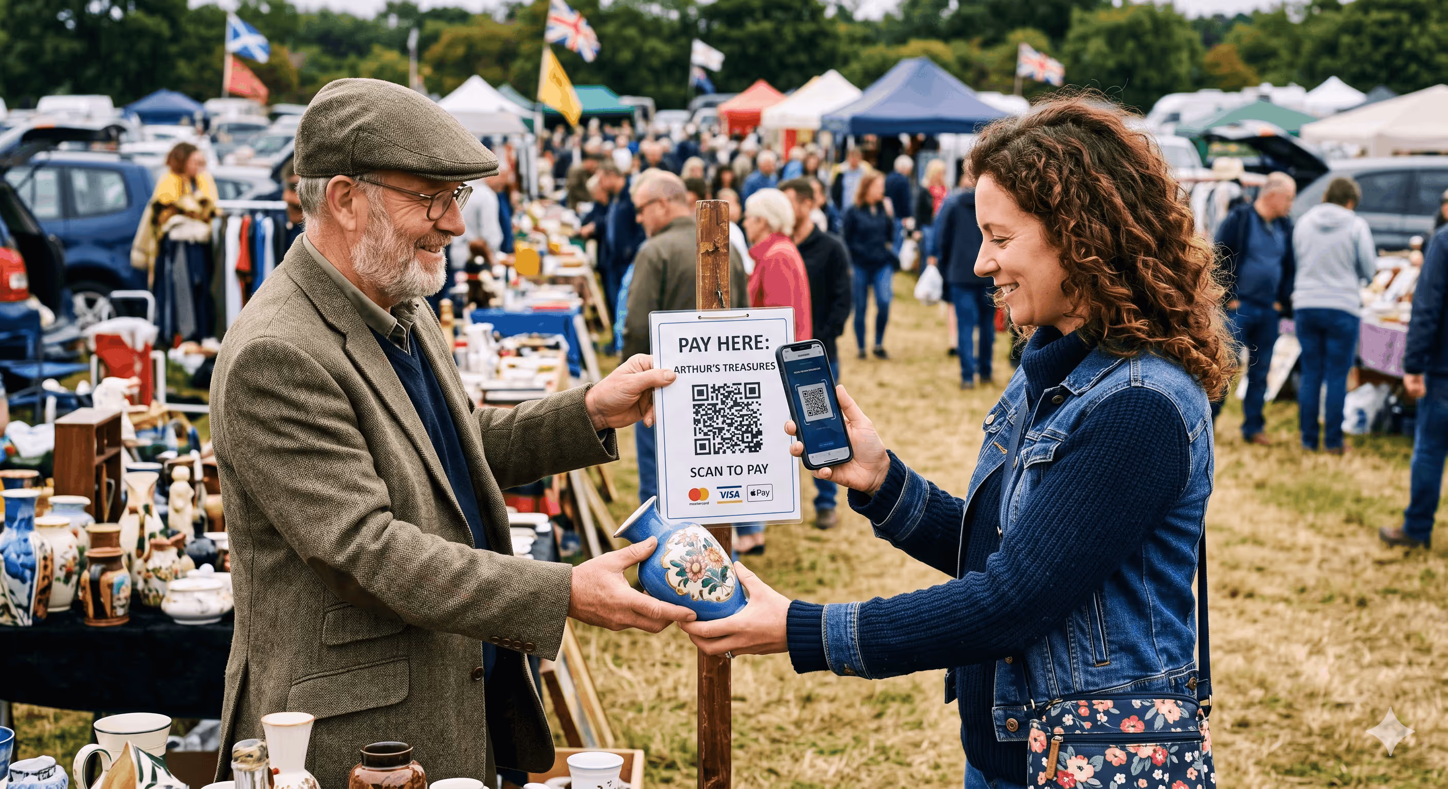 How to take card payments at a car boot sale