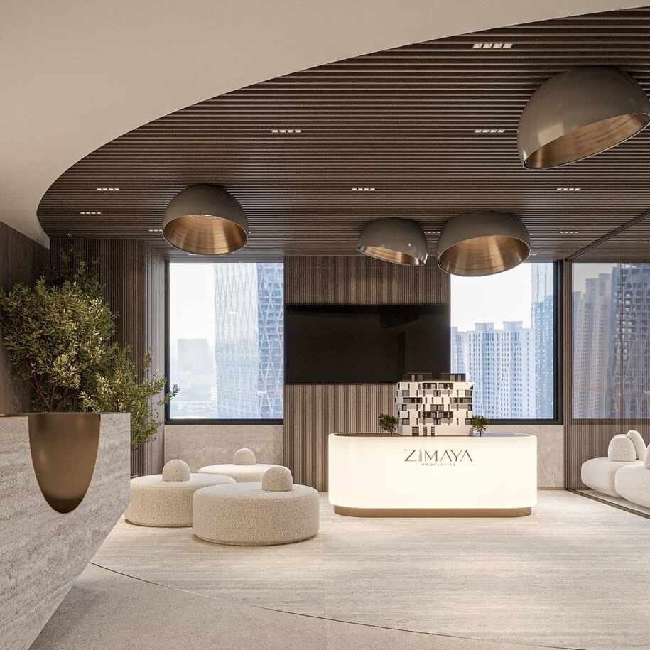 The Zimaya reception lobby