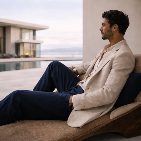 A Zimaya team member at ease on a terrace