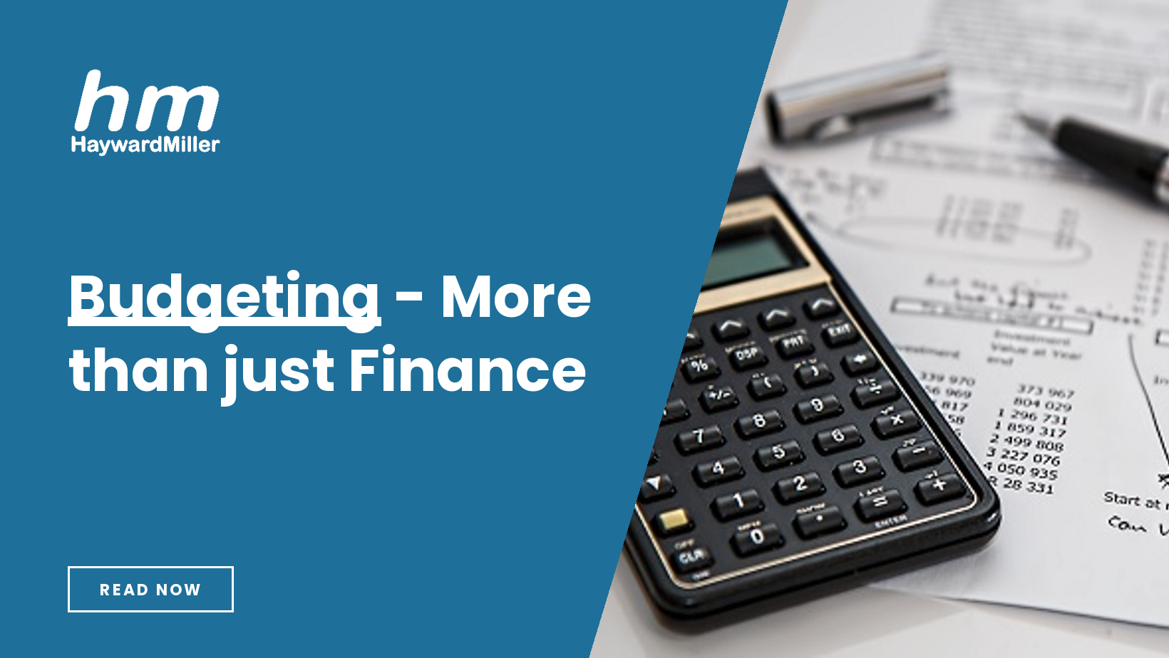 Budgeting - More than just Finance