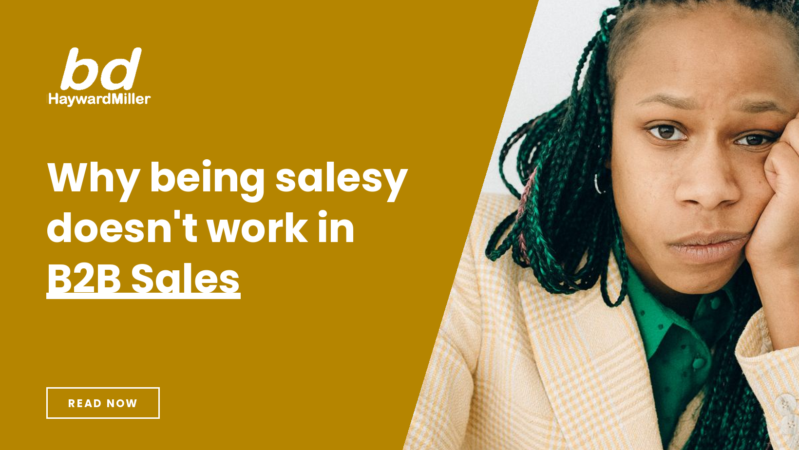 Why being salesy doesn't work in B2B Sales