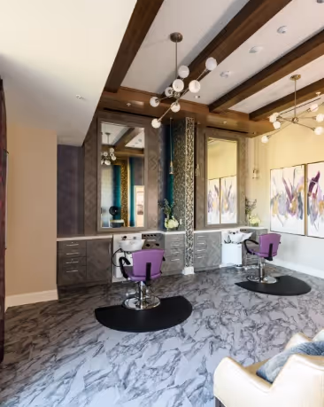 salon area