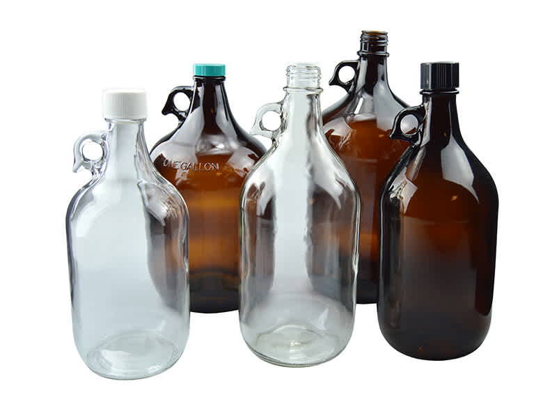Precleaned Glass Jugs