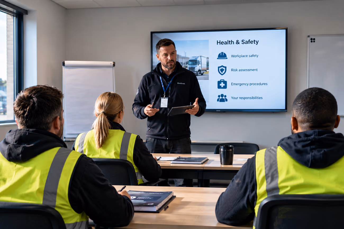 Route 1 health and safety training course taking place