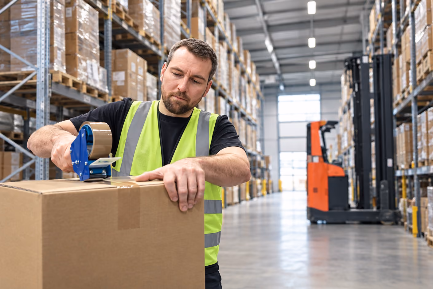 Warehouse worker supplied by Route 1 recruitment agency in Wakefield, West Yorkshire