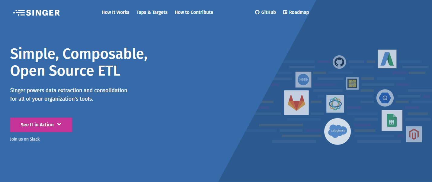 Singer homepage