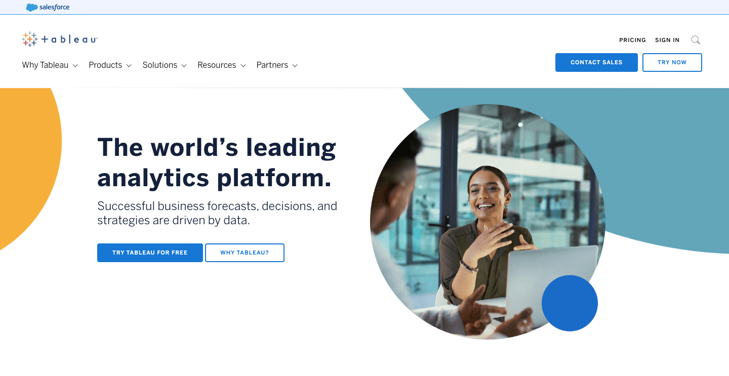 Tableau website