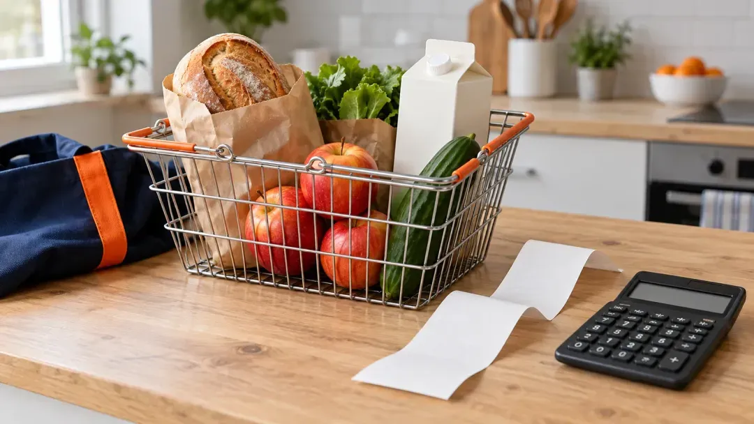Editorial illustration of everyday purchases