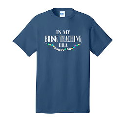 Navy In My Brisk Teaching Era T-shirt