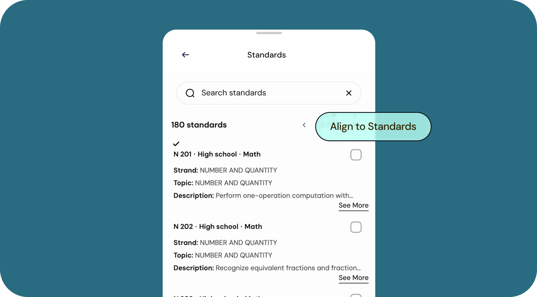 Target specific ACT skills and standards