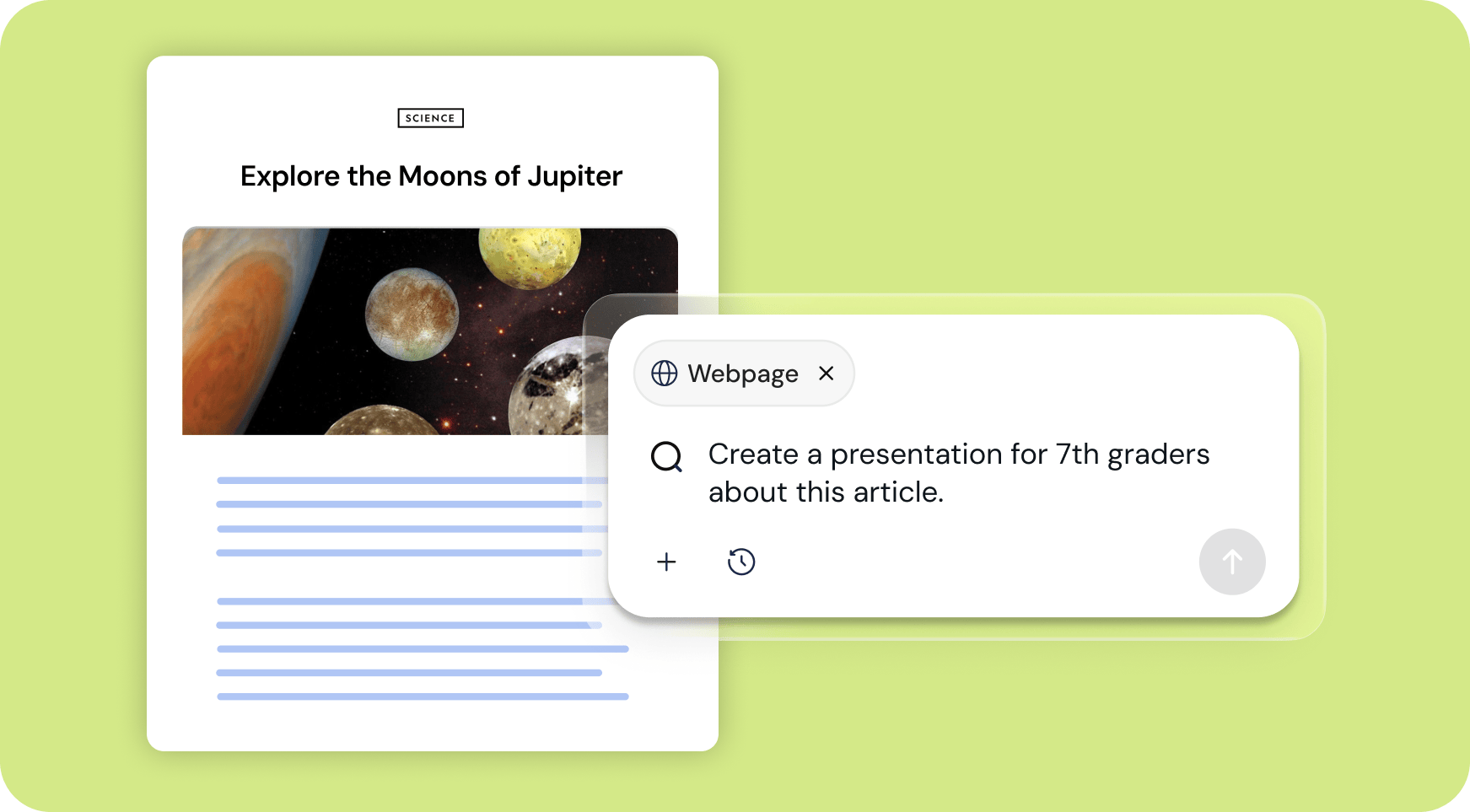 Works on any webpage