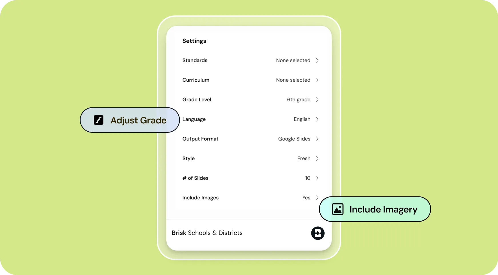 Fully customizable — you're in the driver's seat