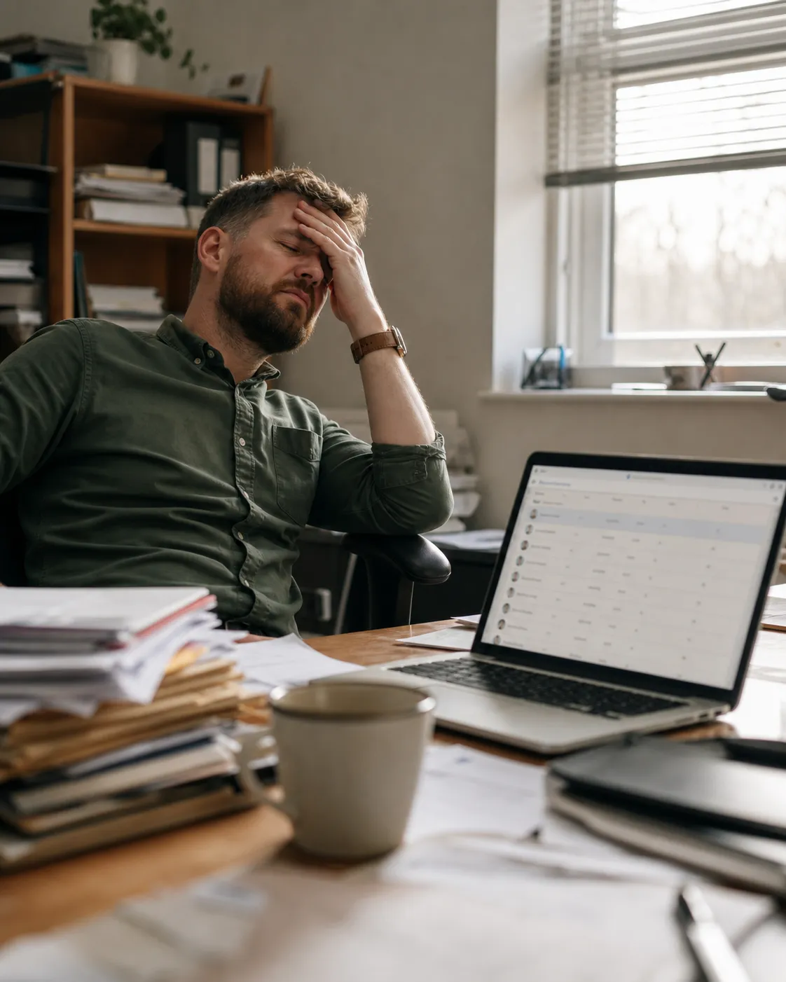 A small business owner in Bolton dealing with the frustration of poor IT support