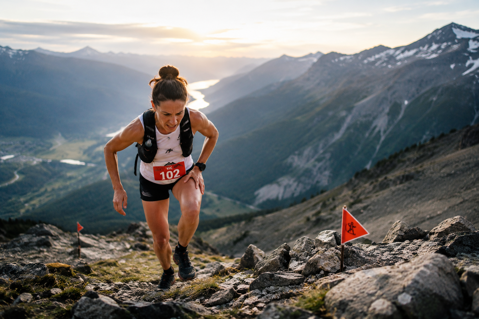 Runner on a VK course