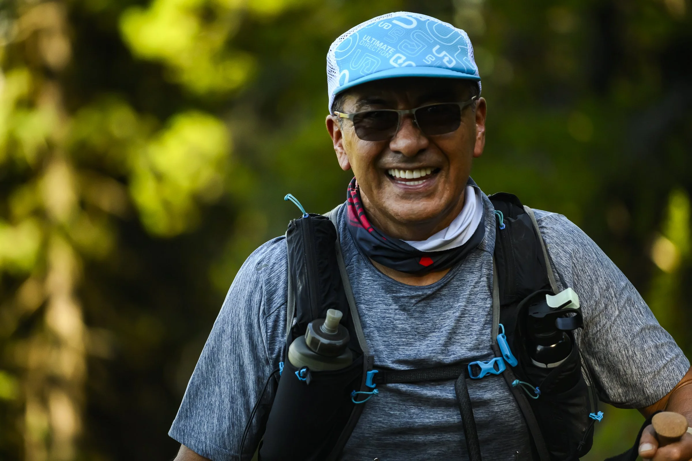 Happy runner in Revelstoke