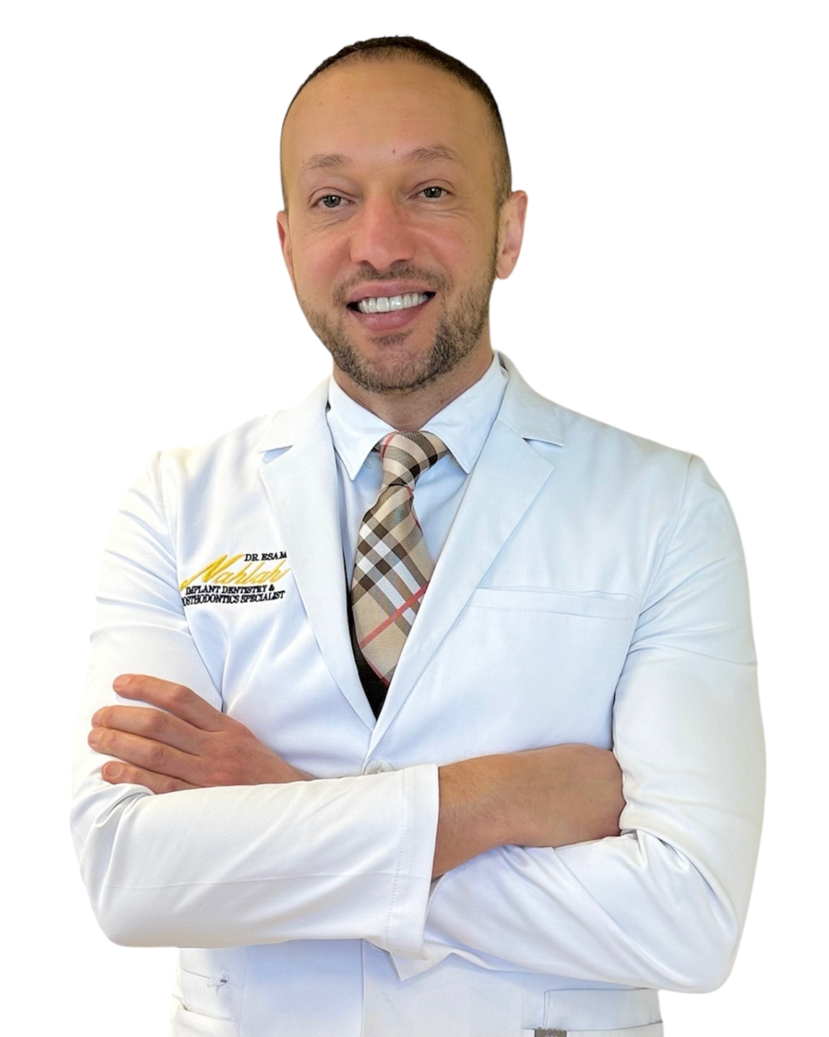 Dr. Esam Nahlah, D.D.S., M.S., board-certified prosthodontist