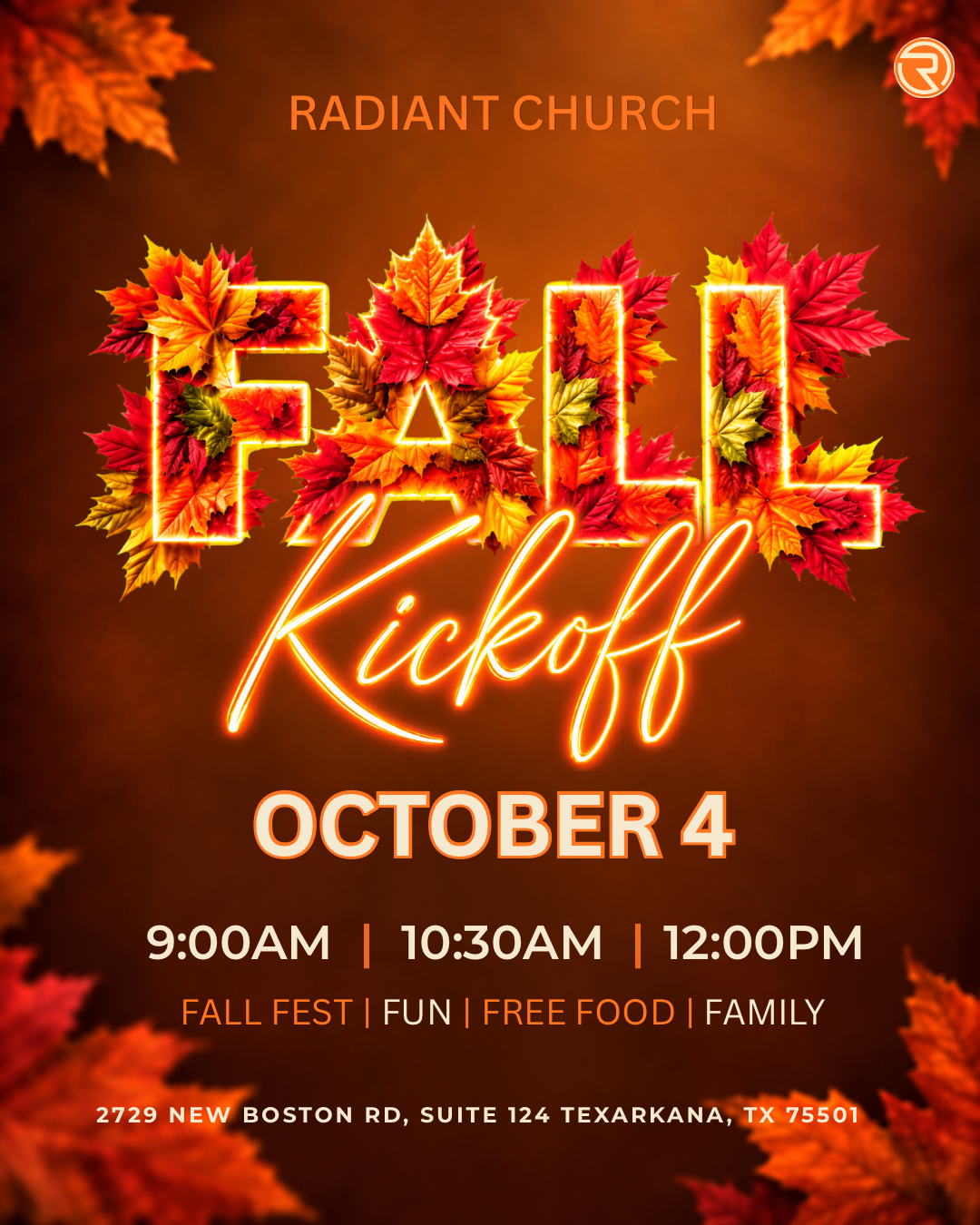 Radiant Church Fall Kickoff