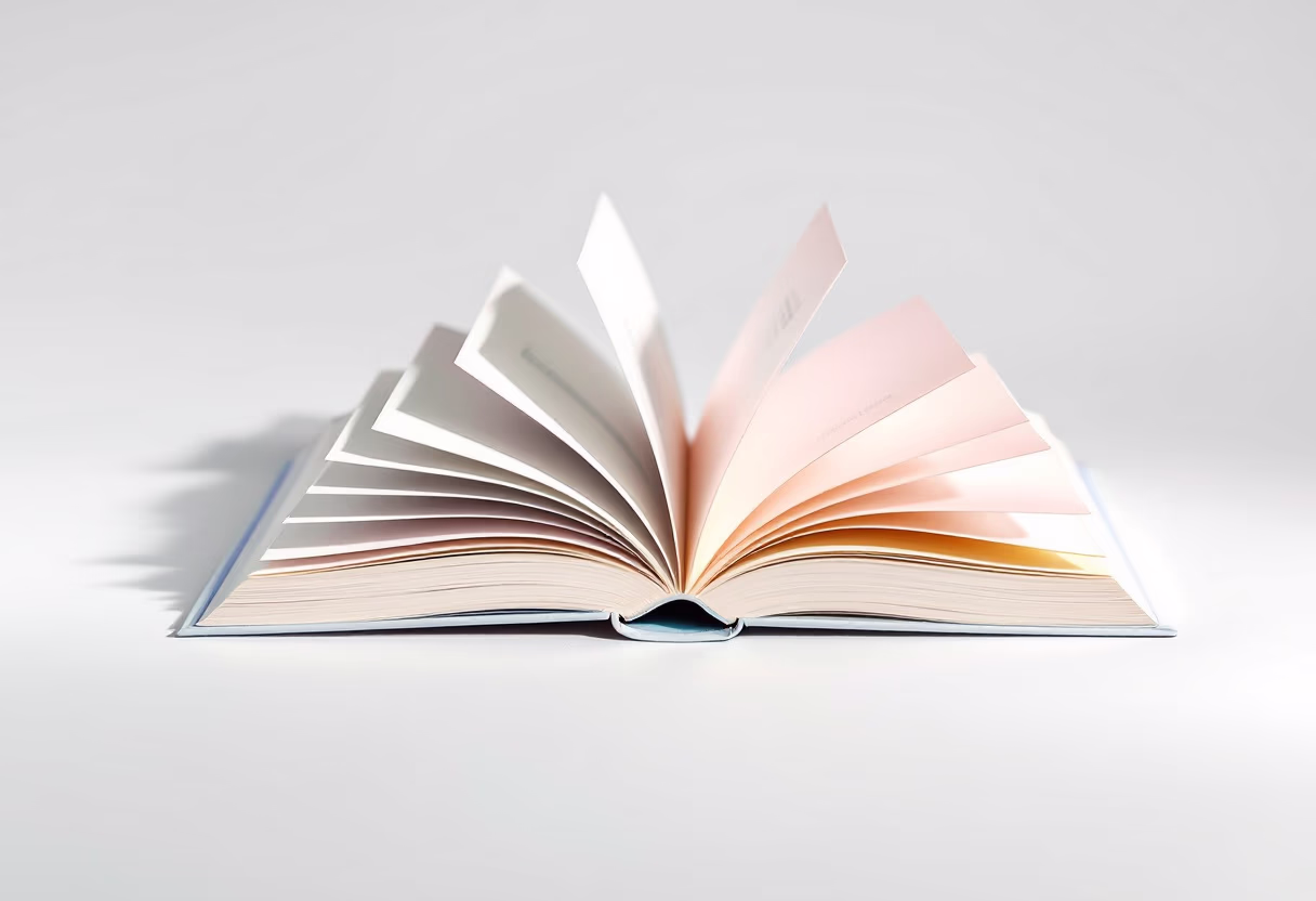 [background image] image of open book (for a bookstore)