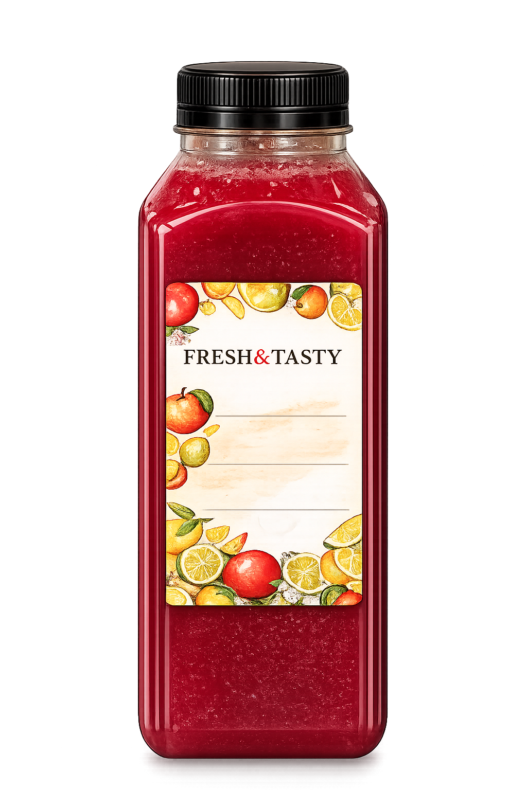 A bottle of Unbeetable cold-pressed juice