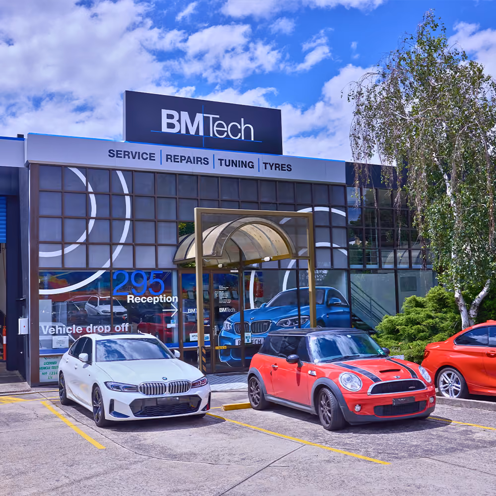 BM Tech workshop sign