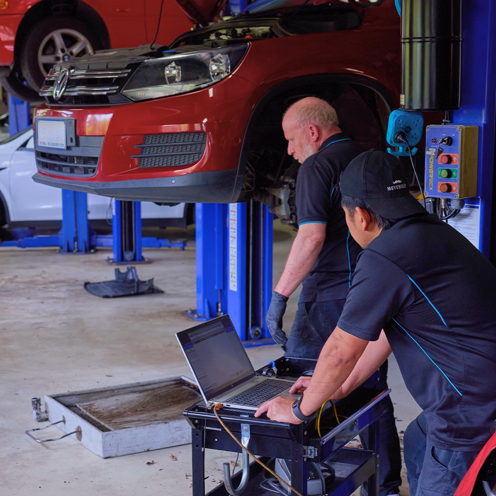 Car diagnostic scan and fault code analysis
