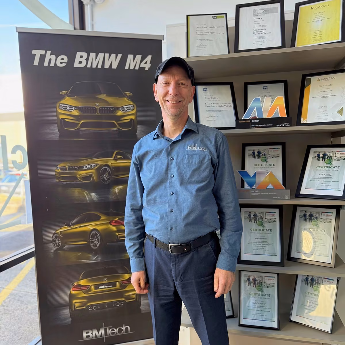 BM Tech team member in the BMT reception area