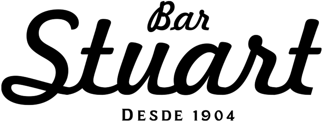 Logotipo com as palavras Stuart enodo em fonte preta sobre fundo branco