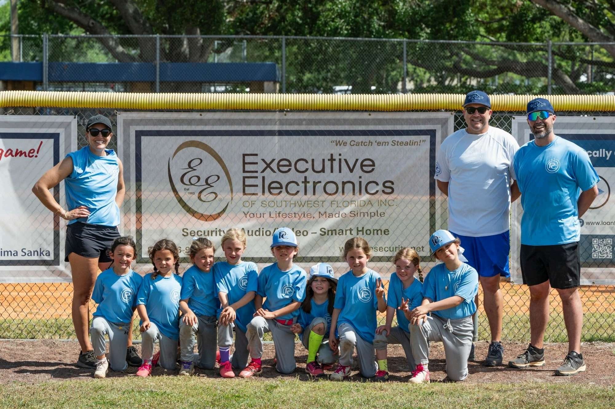 Executive Electronics company softball team