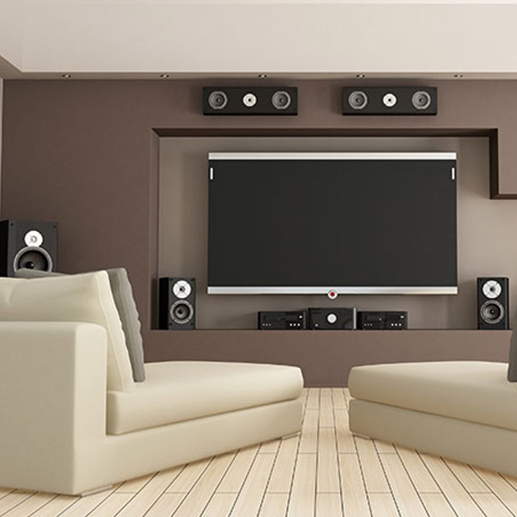 Integrated smart home control in a finished living space